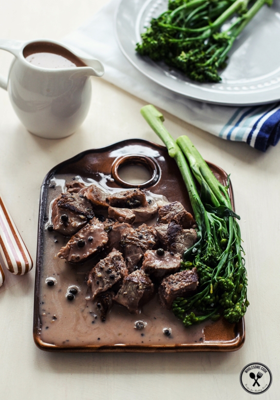 What is a good recipe for steak with creamy Diane sauce?