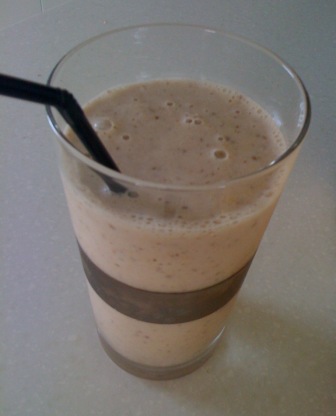 Chocolate Banana Smoothie with the Added Benefit of LSA