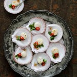 Scallops with a Vodka and Lime Dressing