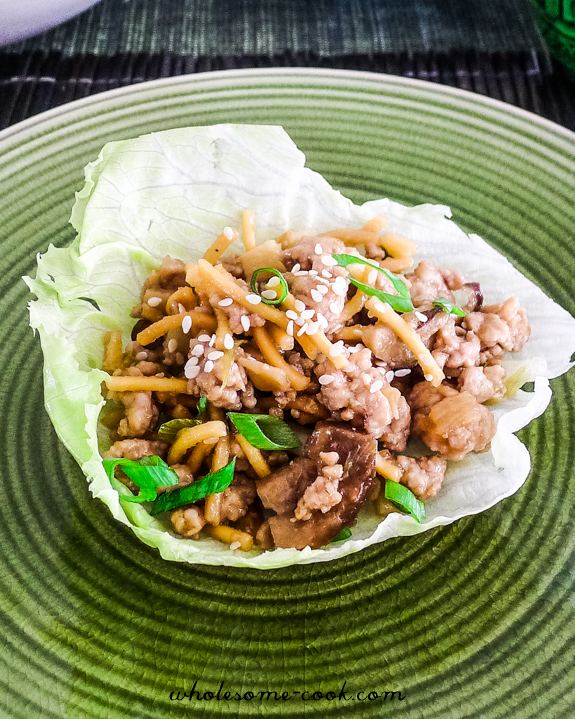 Quick Pork San Choy Bow Recipe - Wholesome Cook