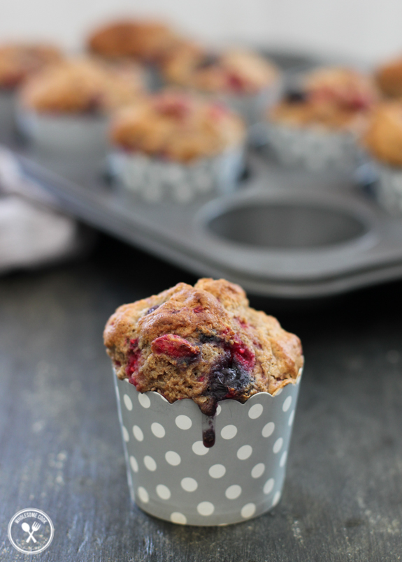 Wholemeal Berry Muffins