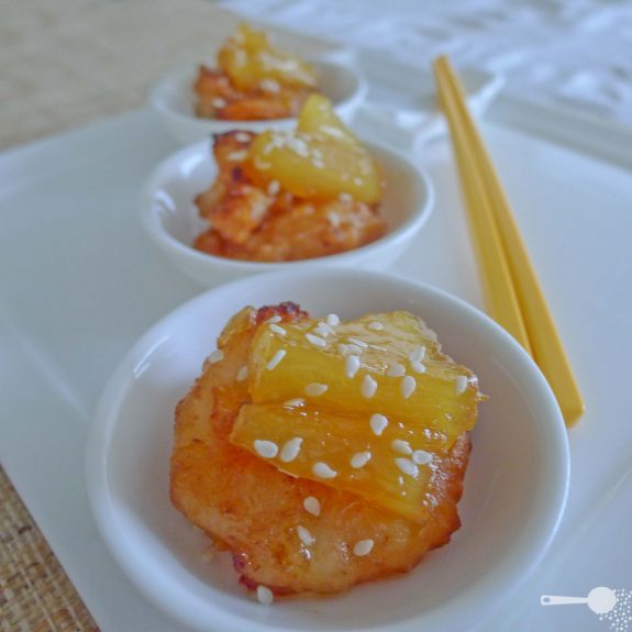 The Malaya's honey pineapple prawns