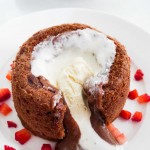 Easy Chocolate Lava Cake (that you can prep, freeze and serve in no time)