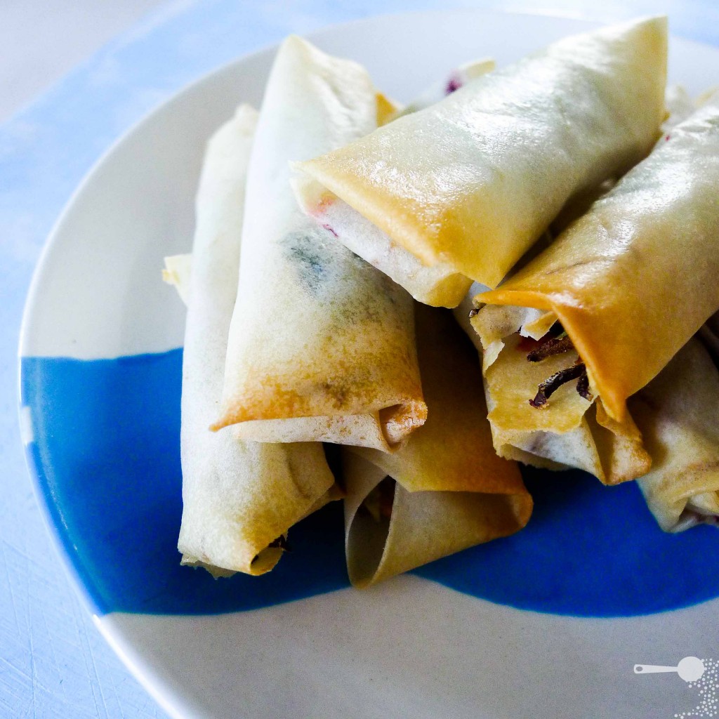 Healthy Baked Spring Rolls