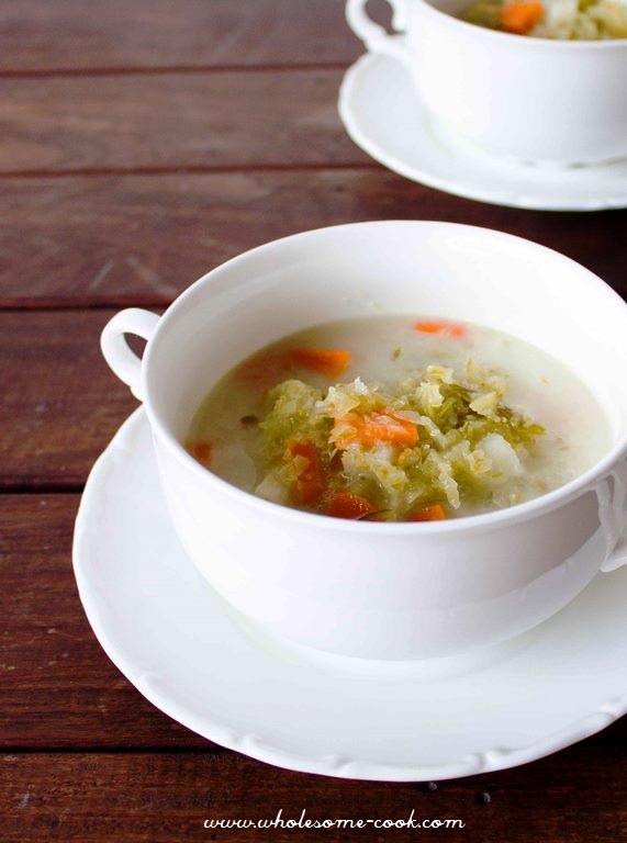 Fermented Dill pickle soup