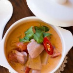 {5 ingredient} Red Curry with Quail and Pineapple