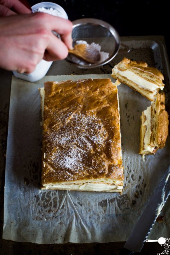 Karpatka custard slice Polish recipe