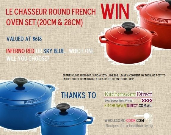 (CLOSED) WIN a Chasseur Round French Oven Set valued at 8