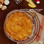 Custard Rice Pudding with Apples and Cinnamon Meringue