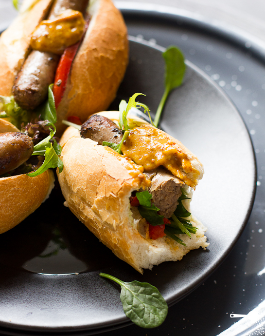 Mini Beef Hot Dogs with the Best Barbecue Mustard
