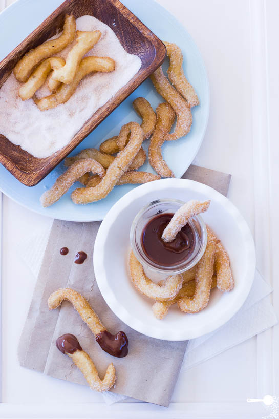 Mini Churros with Chilli Chocolate (gluten free)