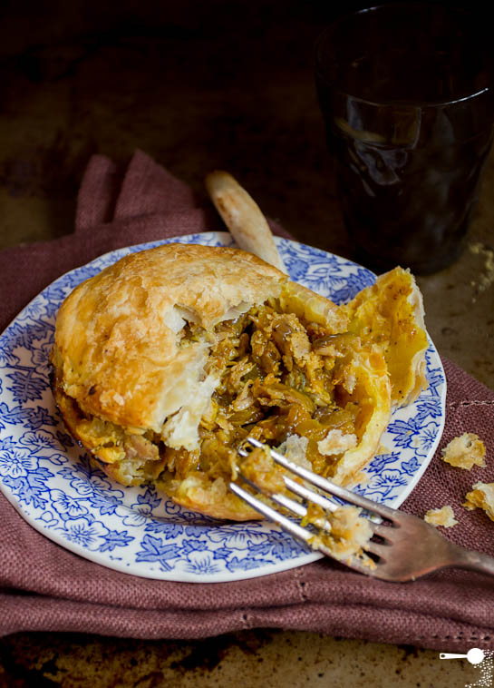 Pork rib pies