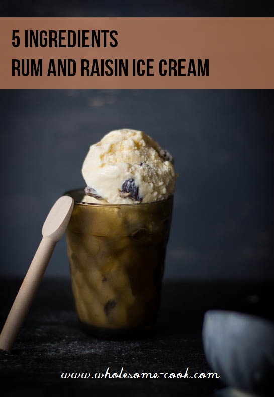 5 Ingredient Rum and Raisin Ice Cream