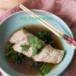 Poached Barramundi with Steamed Greens