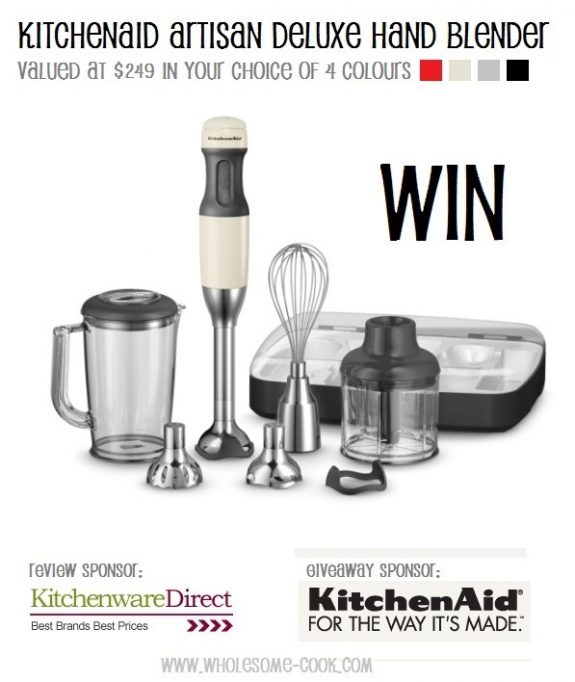KitchenAid Giveaway WIN an Artisan Deluxe Hand Blender
