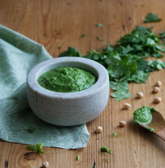 Chickpea and Coriander Chutney (By Sneh | Cook Republic)
