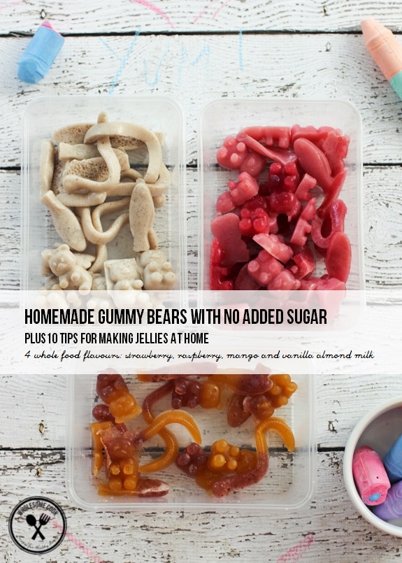 Homemade Healthy Gummy Bears No Added Sugar 