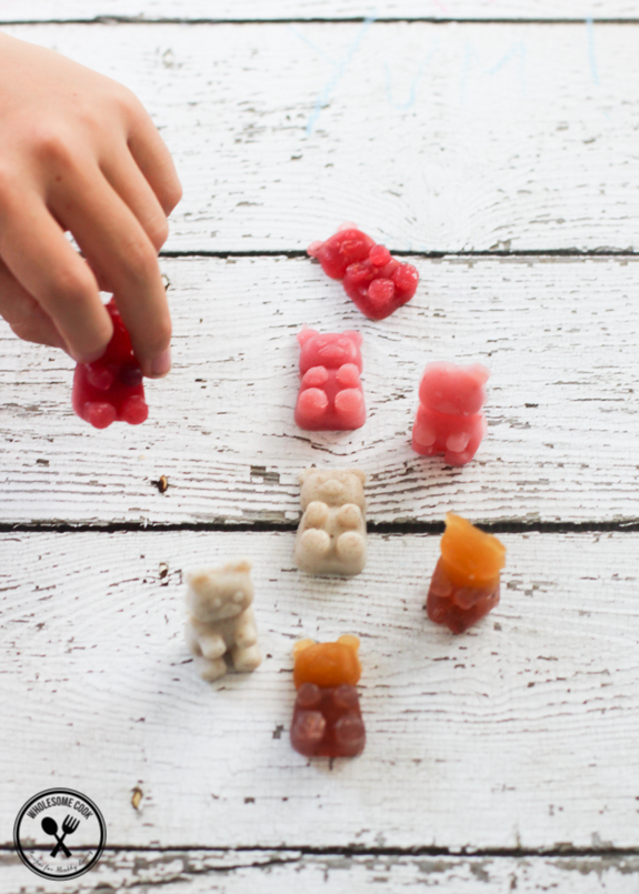 Healthy Homemade Gummy Bear Recipe (Just 2 Ingredients!)