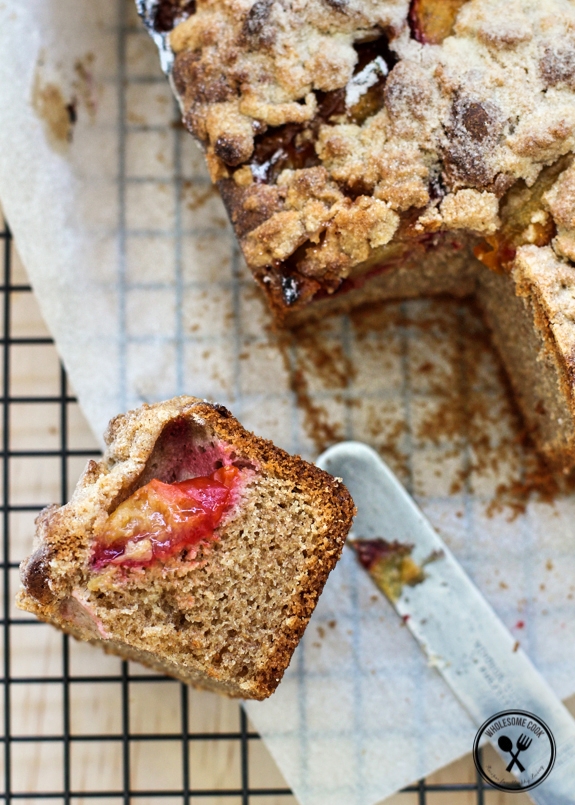 Polish Spiced Plum Streusel Cake