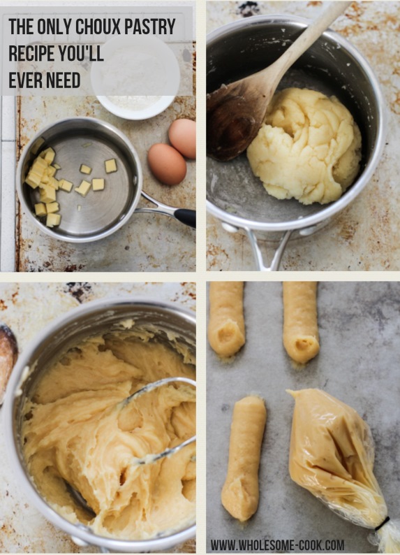 Easy Choux Pastry Recipe for Coffee Cream Eclairs