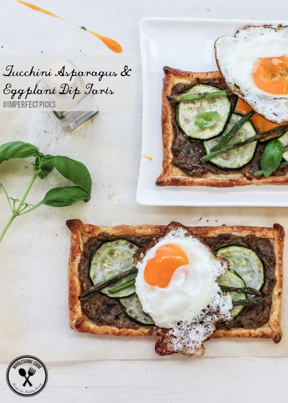 Imperfect Picks Zucchini Asparagus and Eggplant Dip Tart