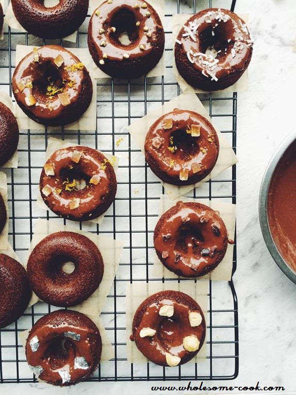 Wholesome Cook Chocolate Donuts Recipe