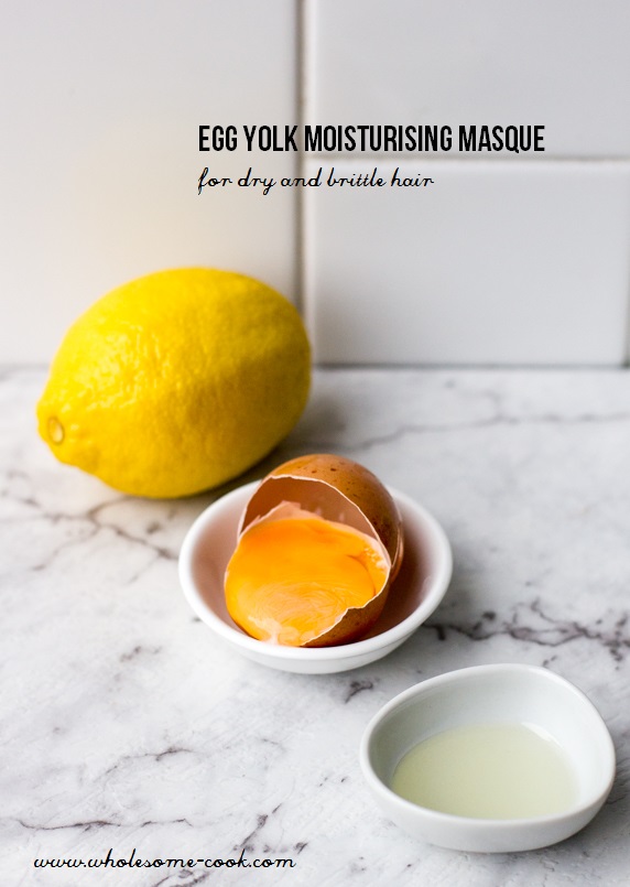 Egg Yolk Moisturising Masque for Dry and Brittle Hair - Wholesome Cook