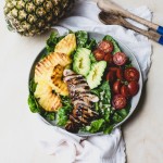 Teriyaki Chicken and Grilled Pineapple Salad
