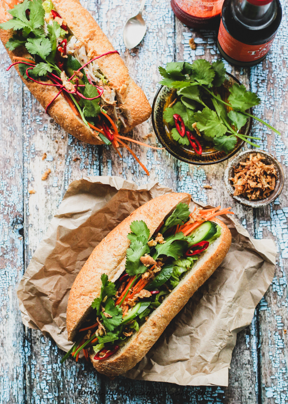 Vitenamese Salad Rolls - Bánh Mì - Wholesome Cook