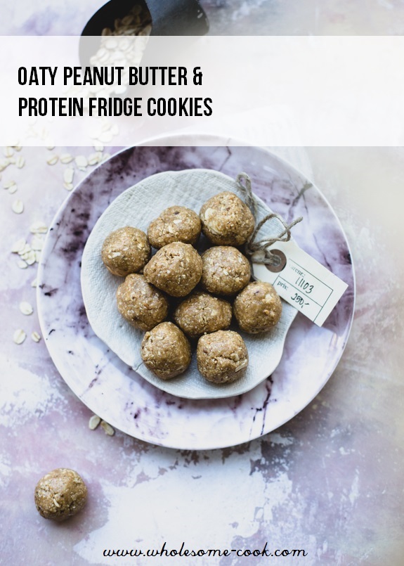 Oaty Peanut Butter and Protein Fridge Cookies_Wholesome Cook