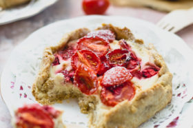 Strawberry and Blush Tomato Cheesecake Galettes_