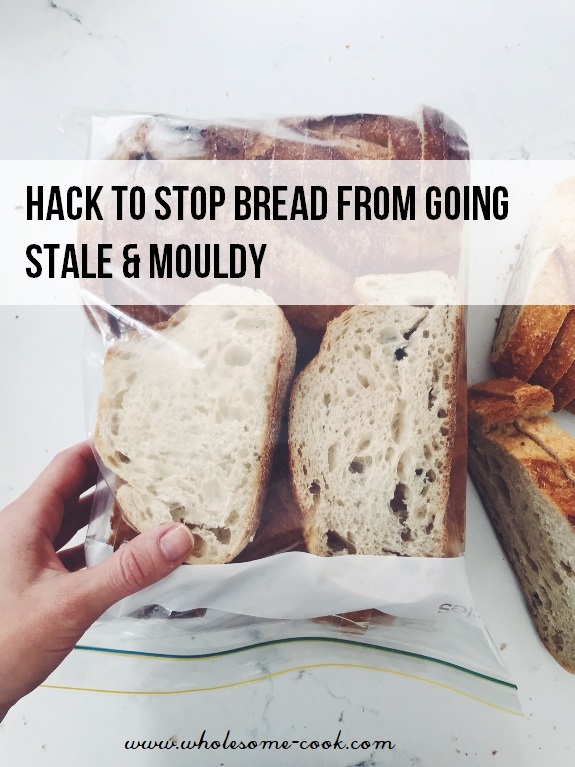 Store bread in the freezer or fridge to stop bread from going mouldy