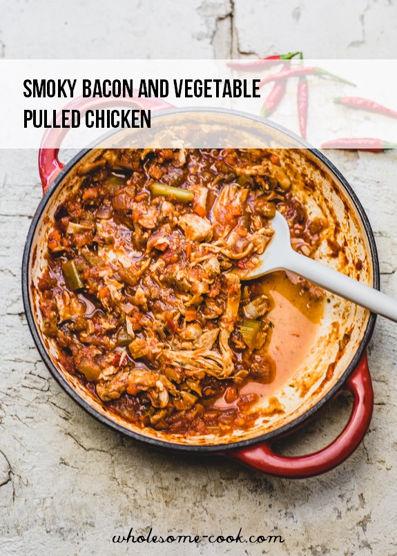 Smoky Bacon and Vegetable Pulled Chicken