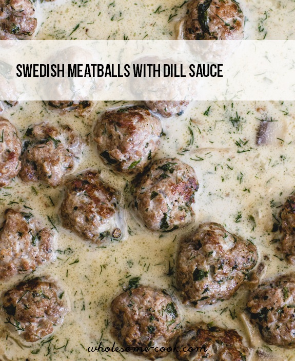 Ikea style meatballs in dill sauce