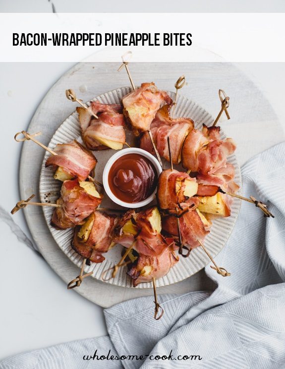 Grilled Bacon Pineapple Bites