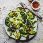 Parmesan-crusted Broccoli made in a sandwich press