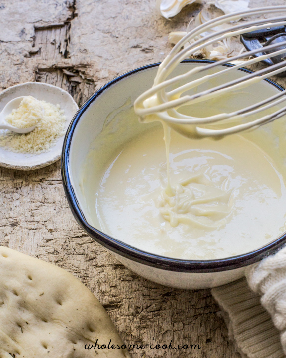 Pizza Bianca White Pizza Sauce and Topping Ideas Wholesome Cook