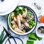 Green Tea Soup with Noodles