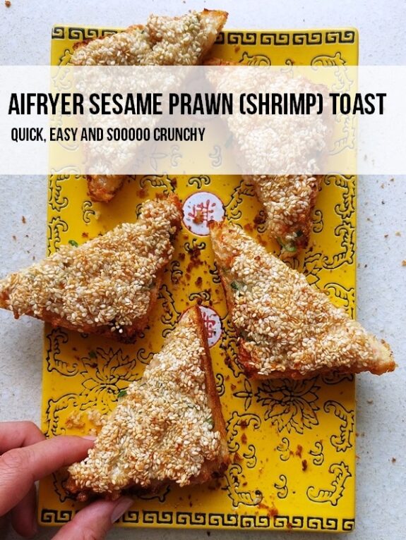 Easy Prawn Toast (Shrimp Toast) Airfryer